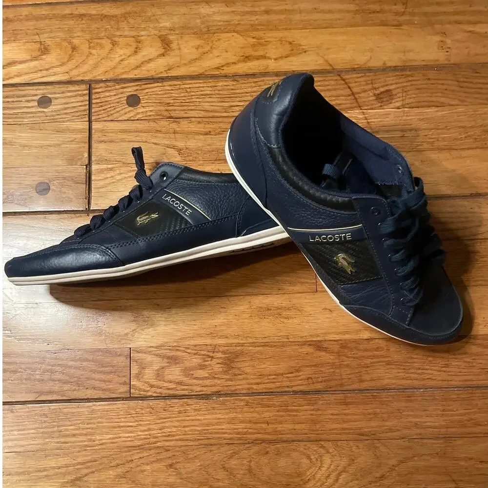 Lacoste Men's Chaymon Sneaker Low Top Tennis Shoes 10.5 $135